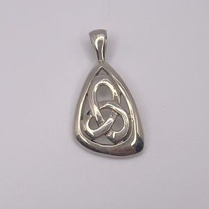 Celtic Knot Sterling Silver 925 Necklace Pendant